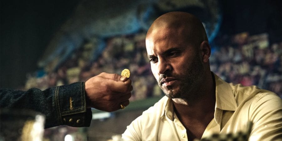 ricky whittle as shadow in american gods
